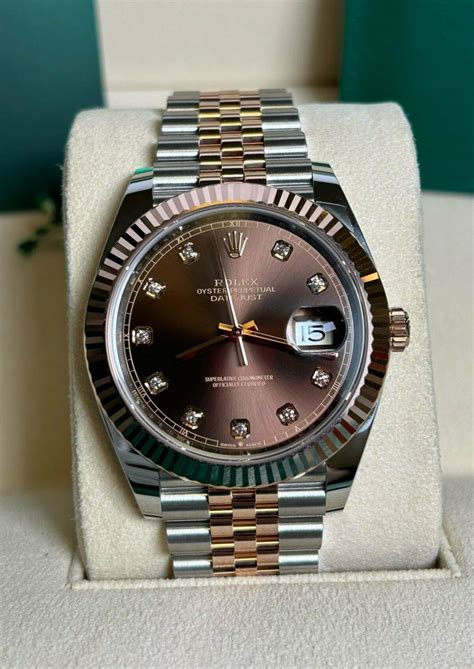 rolex chocolate brown price|women's rolex chocolate diamond.